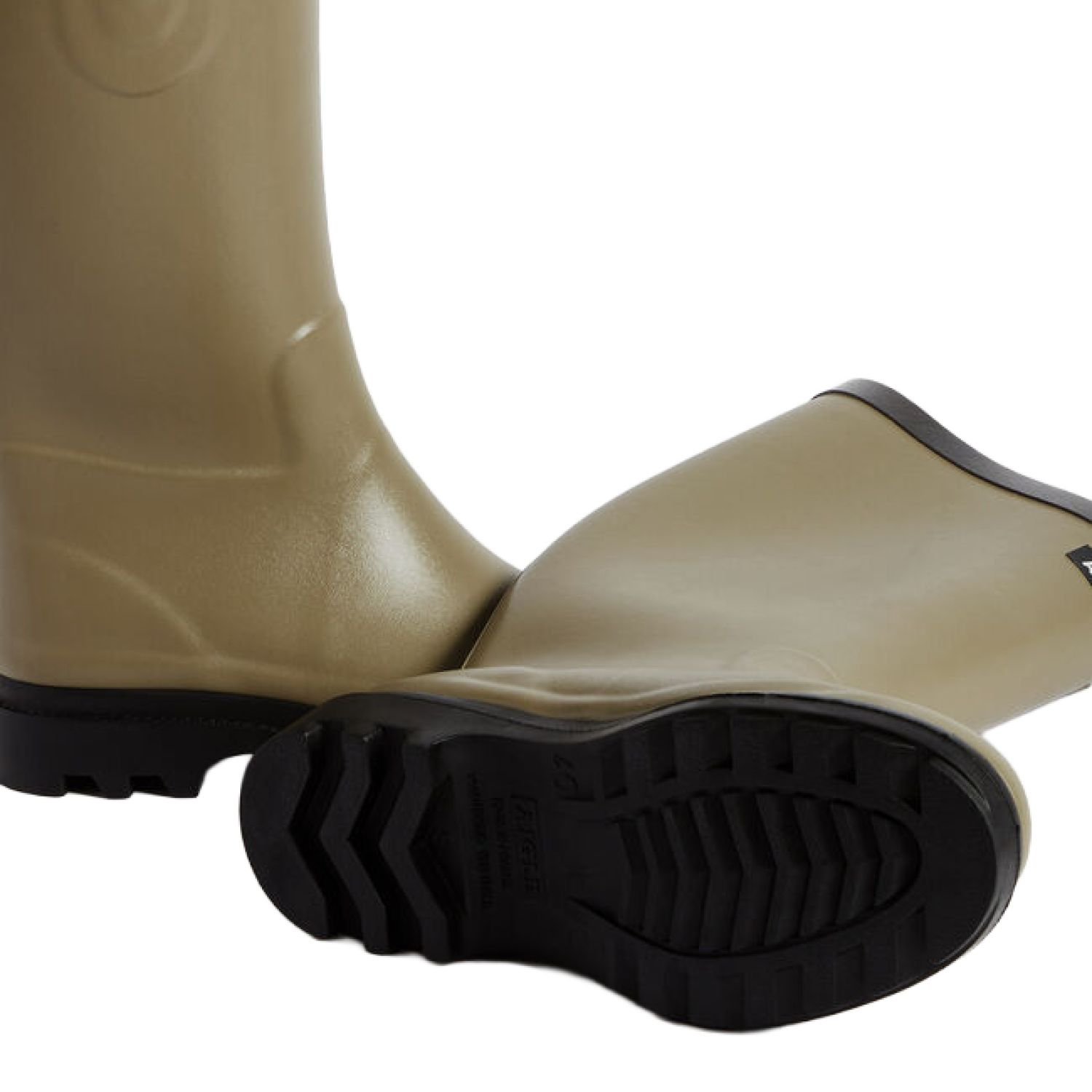 Aigle Aiglentine, Ladies Full Welly in Mouse - Image 5