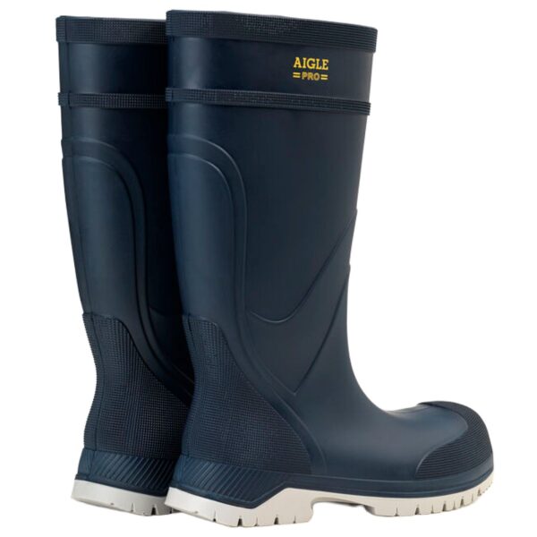 Alternative view of Aigle Arvalt S5, Mens Full Welly in Artic
