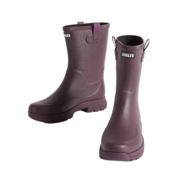 Aigle Alya, Ladies Short Welly in Wine