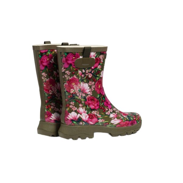 Aigle Alya Print, Ladies Full Welly in Bloom - Image 2