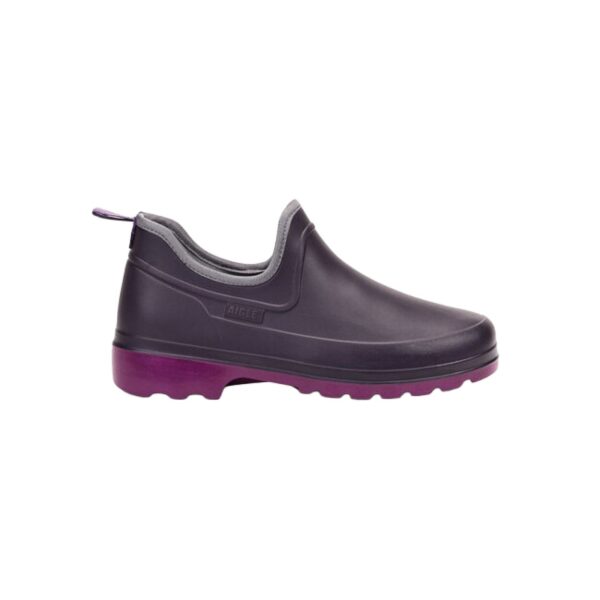Aigle Taden Plus, Mens Clog in Aubergine & Dahlia