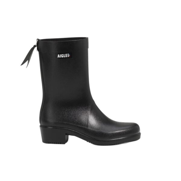 Aigle Myrica Mid, Ladies Ankle Boot in Black