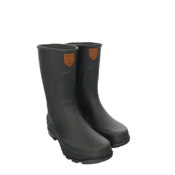 Hound Racefield 2 Short, Jersey Lined, Classic, Unisex Short Welly in Forest Green