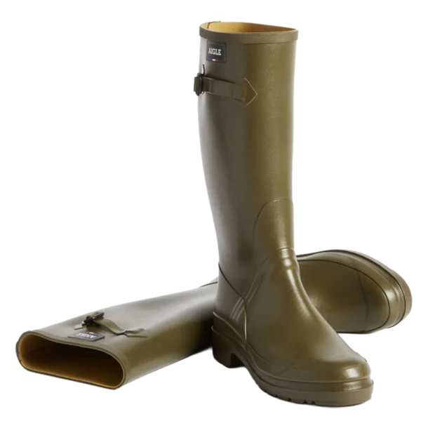 Aigle Cessac, Mens Full Welly in Khaki