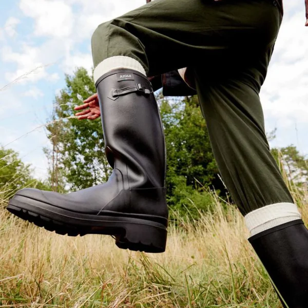 Alternative view of Aigle Cessac Lady, Ladies Full Welly in Black