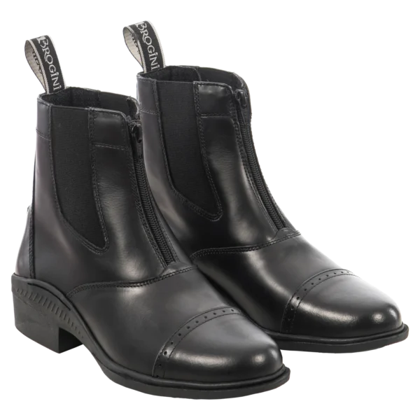 Brogini Tivoli, Unisex Ankle Boot in Black