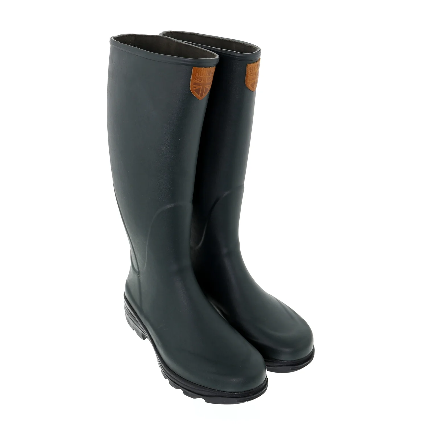 Hound Racefield 2, Jersey Lined, Classic, Unisex Full Welly in Forest Green