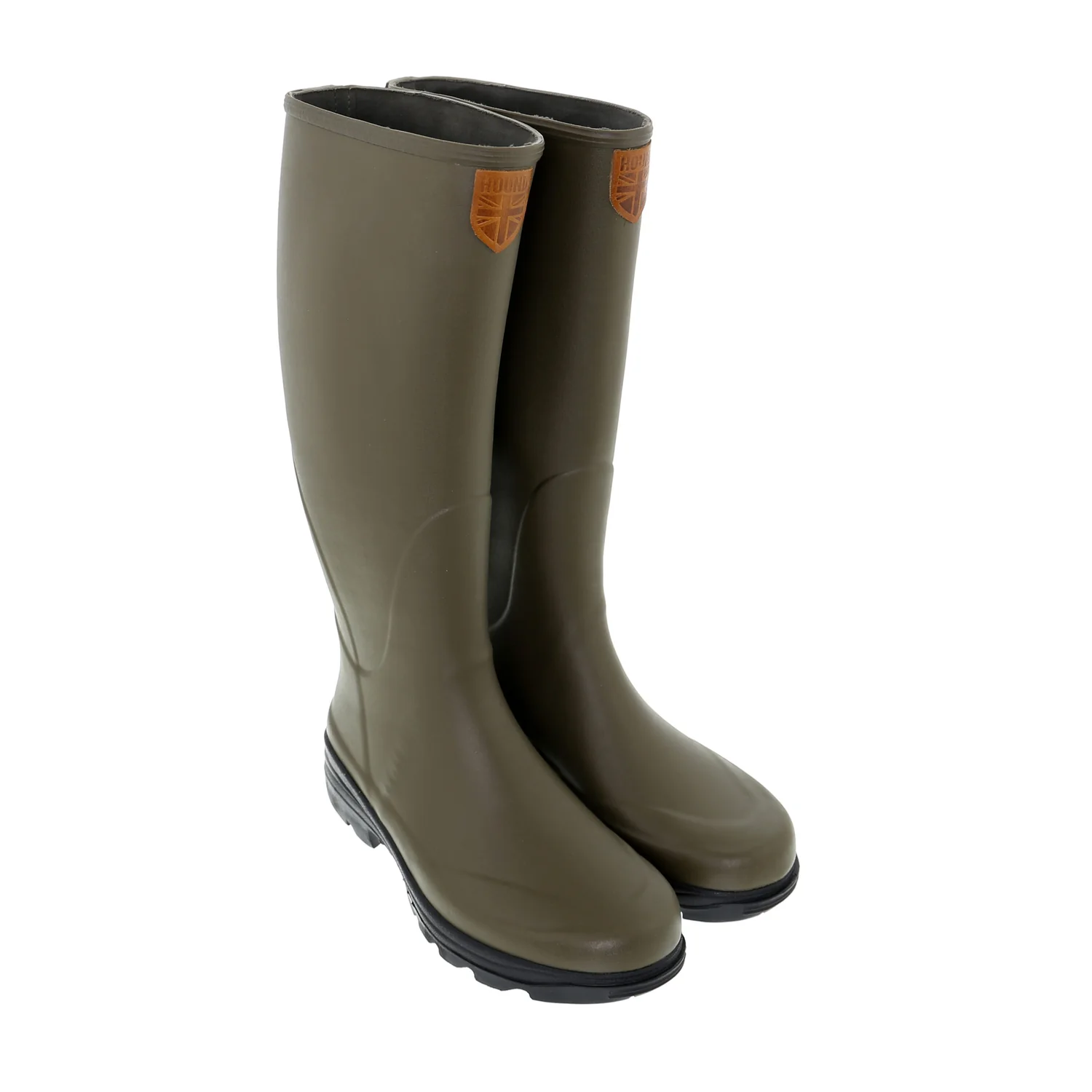 Hound Racefield 2, Jersey Lined, Classic, Unisex Full Welly in Highland Green