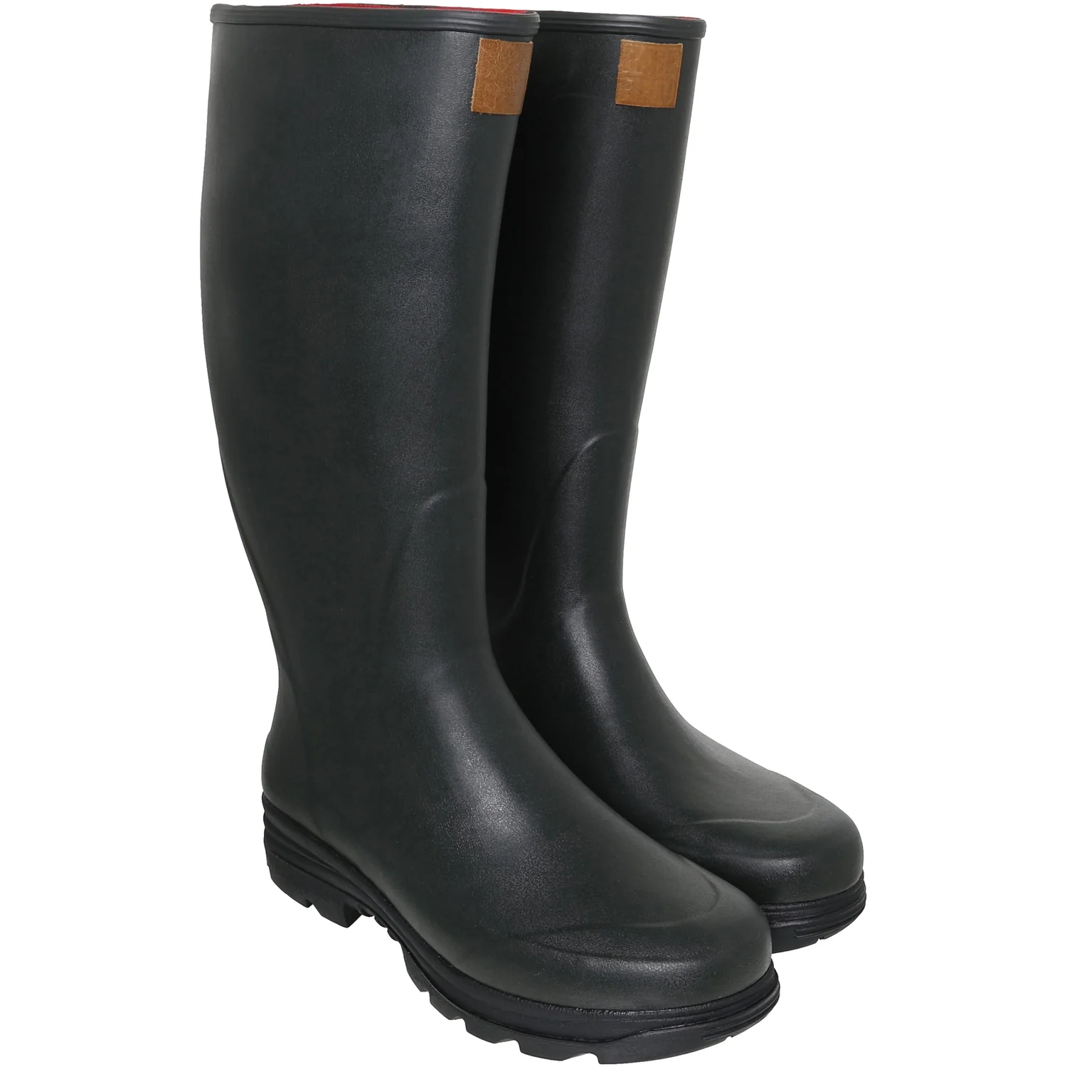 Racefield 2, Neoprene, Classic, Unisex Full Welly in Forest Green