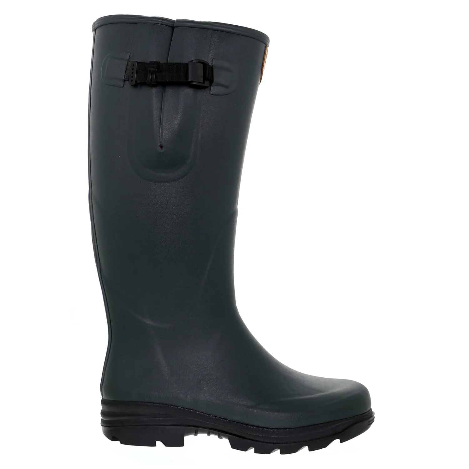 Racefield 2, Jersey Lined, Adjustable Calf, Unisex Full Welly in Forest Green - Image 3