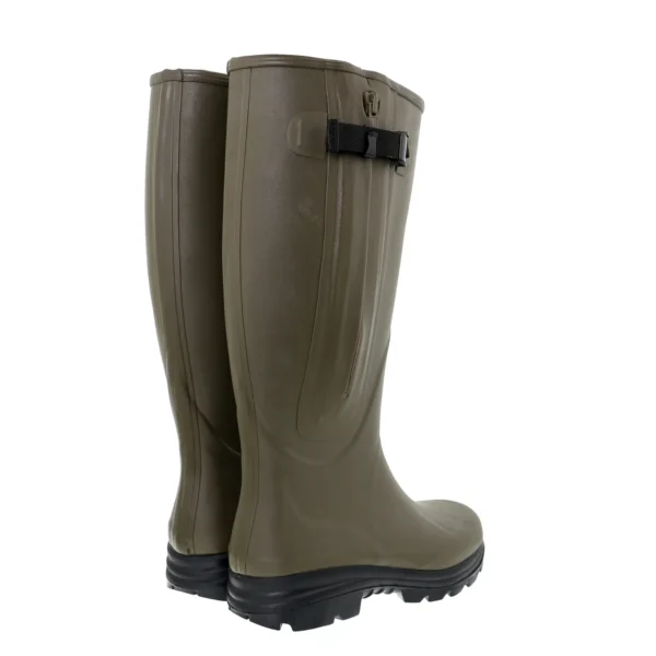 Alternative view of Racefield 2, Neoprene, Zipped, Unisex Full Welly in Highland Green