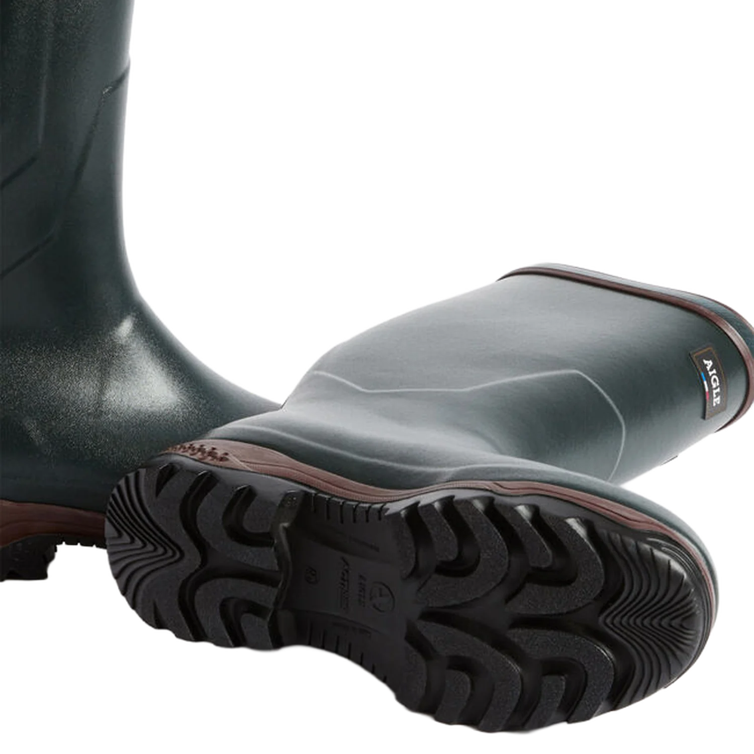 Aigle Parcours 2 Iso, Unisex Full Welly in Bronze - Image 2