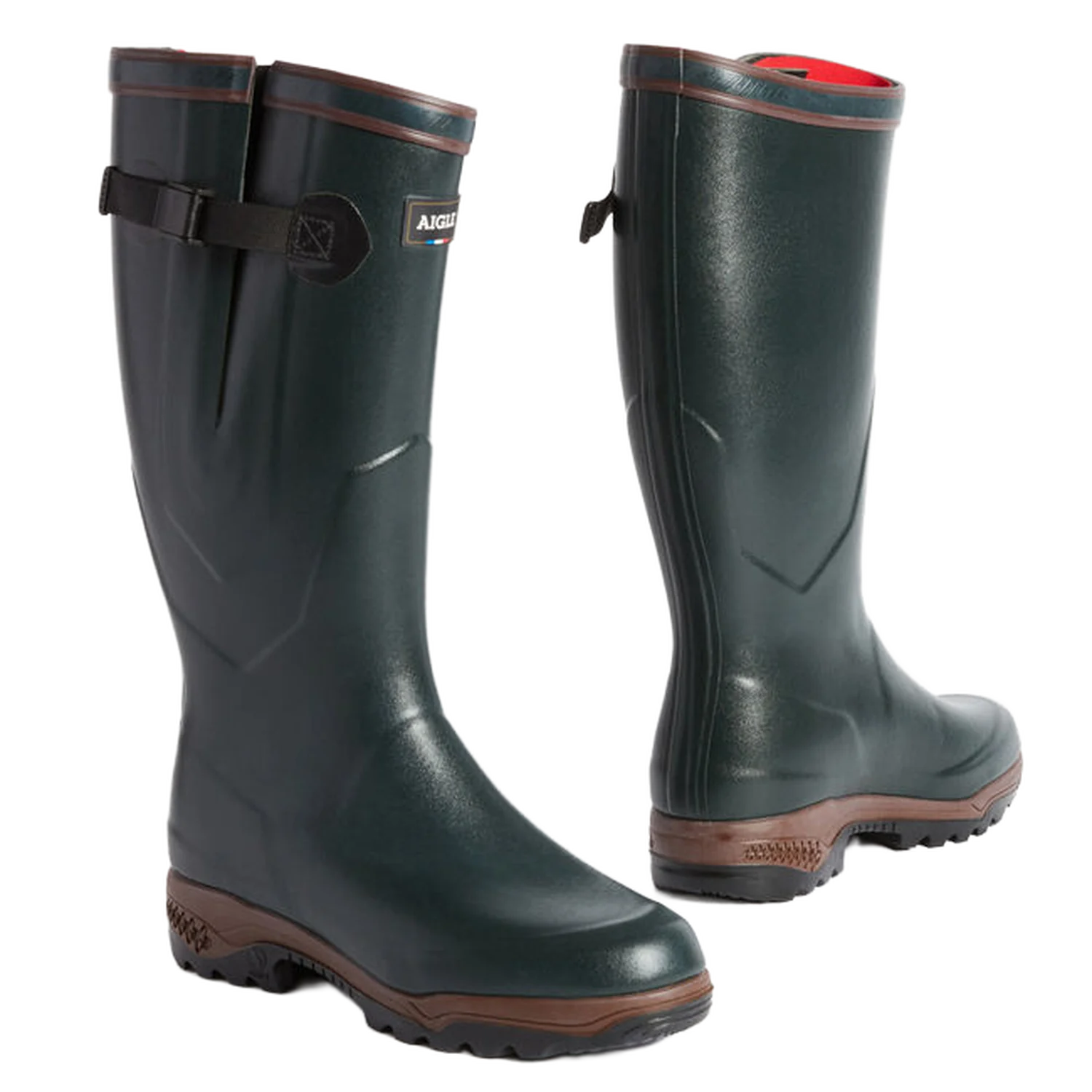 Aigle Parcours 2 Iso, Unisex Full Welly in Bronze - Image 4