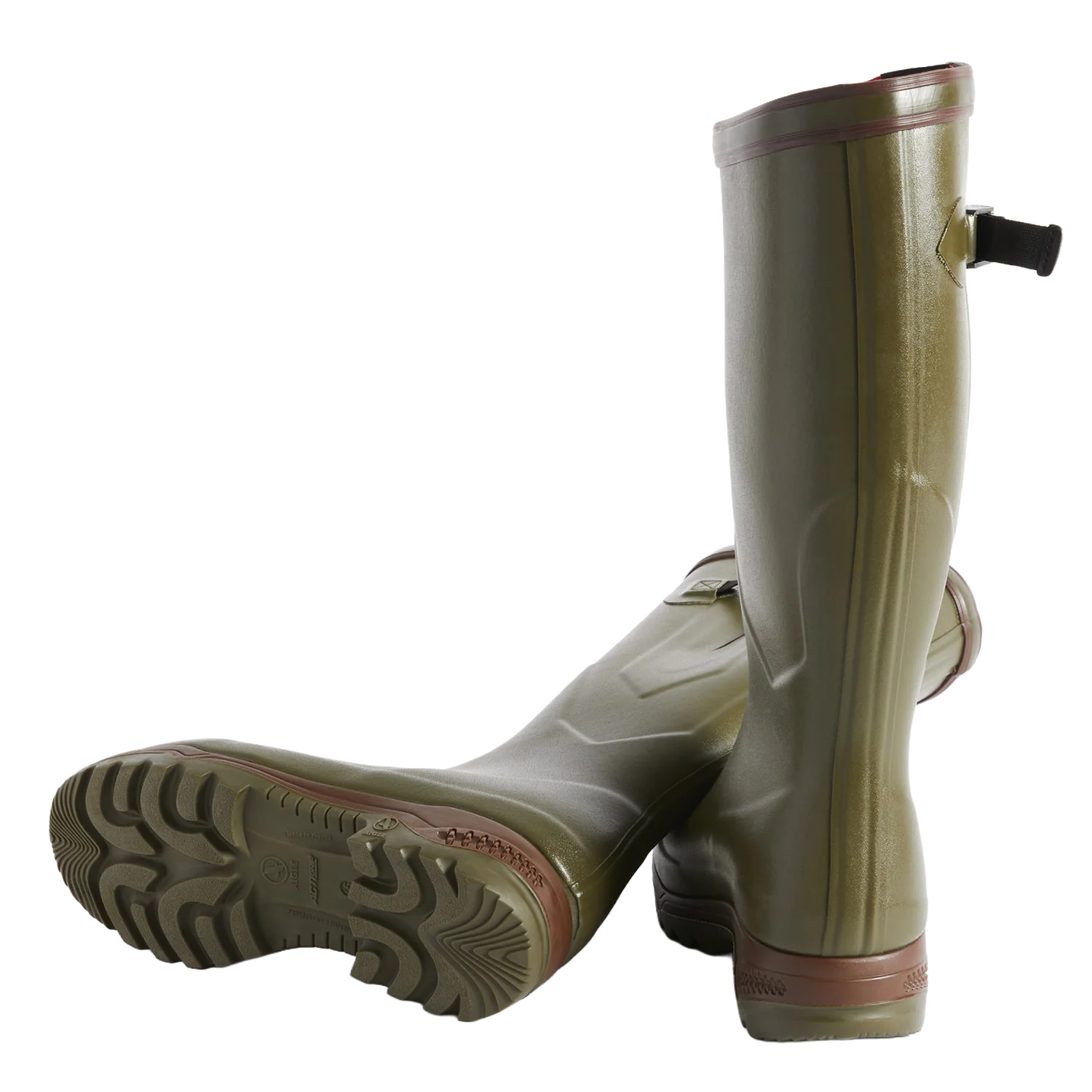 Aigle Parcours 2 Iso , Unisex Full Welly in Khaki - Image 4