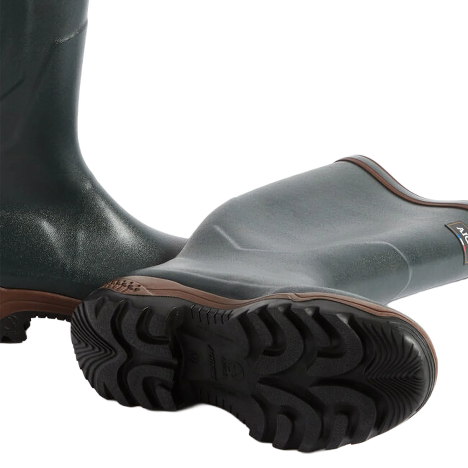 Aigle Parcours 2 Vario, Unisex Full Welly in Bronze - Image 4
