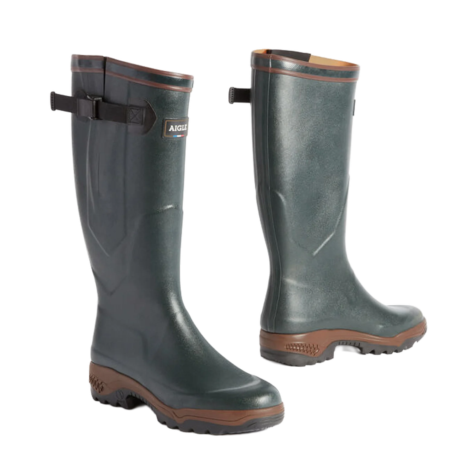 Aigle Parcours 2 Vario, Unisex Full Welly in Bronze - Image 5