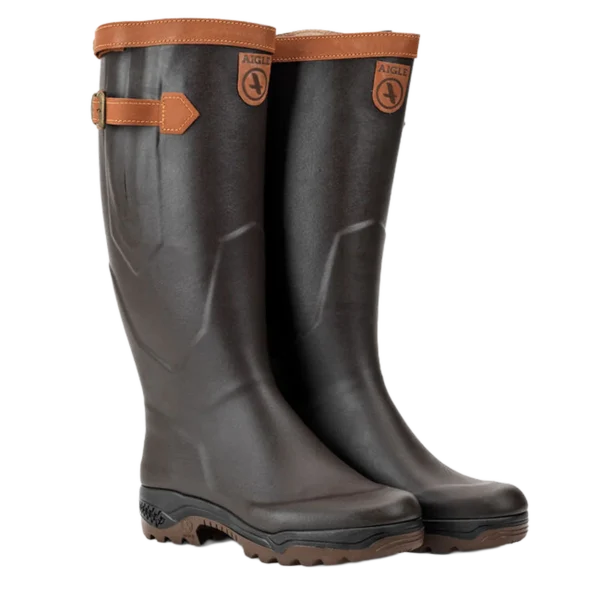 Alternative view of Aigle Parcours 2 Signature, Unisex Full Welly in Brown