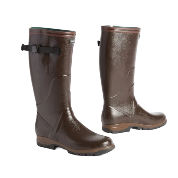 Alternative view of Aigle Terra Pro Vario, Mens Full Welly in Brown