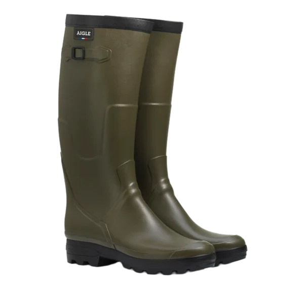 Alternative view of Aigle Benyl M, Unisex Full Welly in Khaki