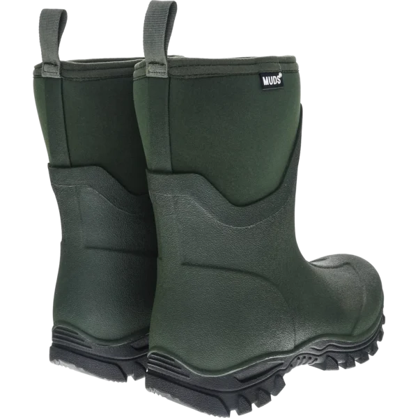 Alternative view of Muds Dovestone Short, Ladies Short Welly in Forest Green & Olive