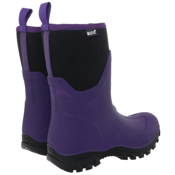 Alternative view of Muds Dovestone Short, Ladies Short Welly in Purple