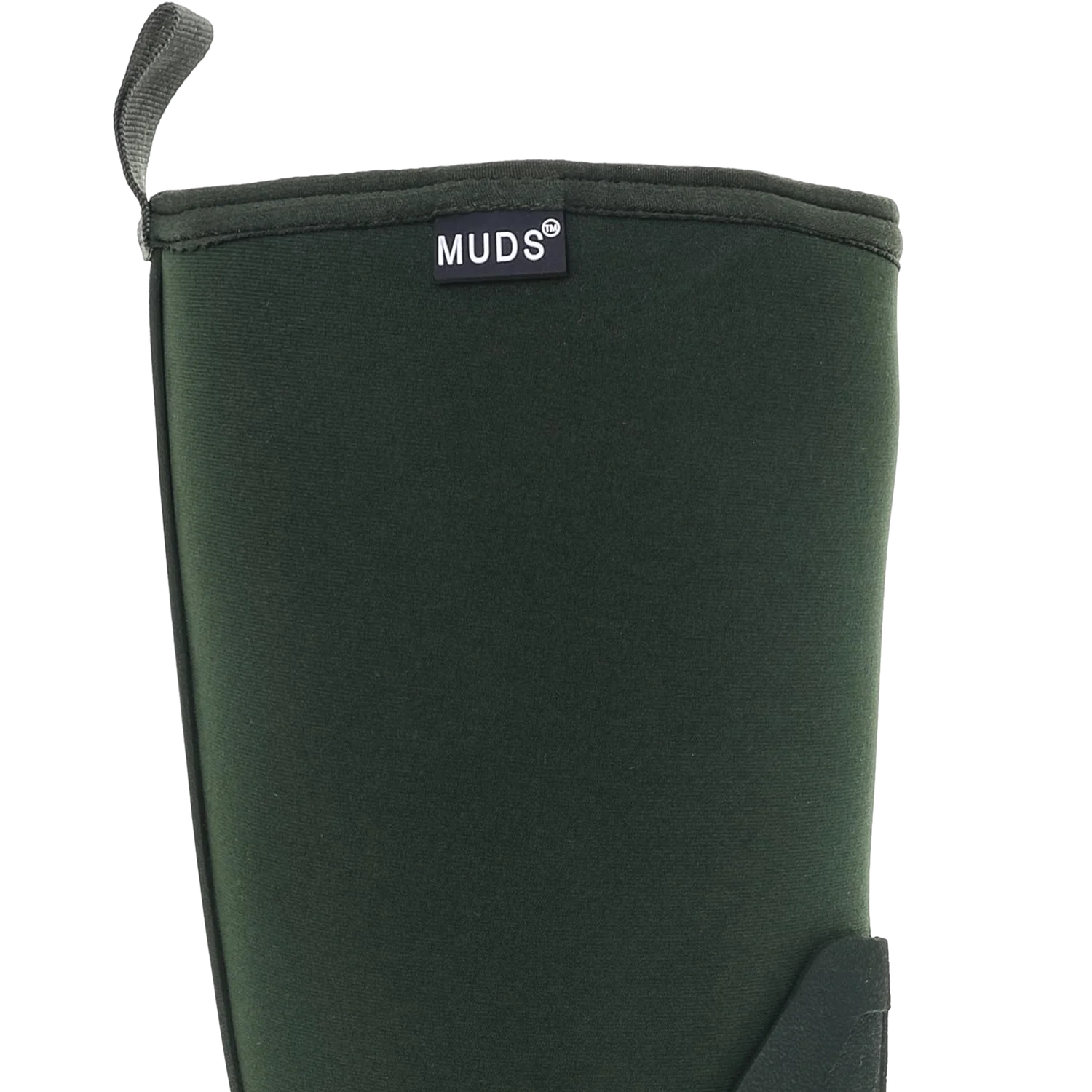 Muds Dovestone Tall, Ladies Full Welly in Forest Green & Olive - Image 4