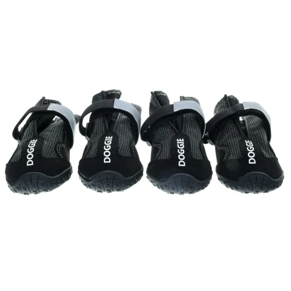 Alternative view of Doggie Boots Set of 4 in Black