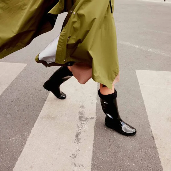 Alternative view of Aigle Eliosa Winter, Ladies Full Welly in Black