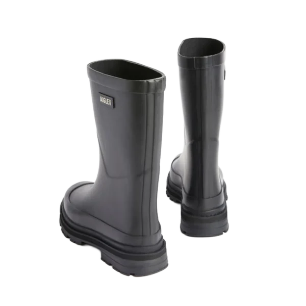 Alternative view of Aigle Mid Rain, Ladies Short Welly in Black