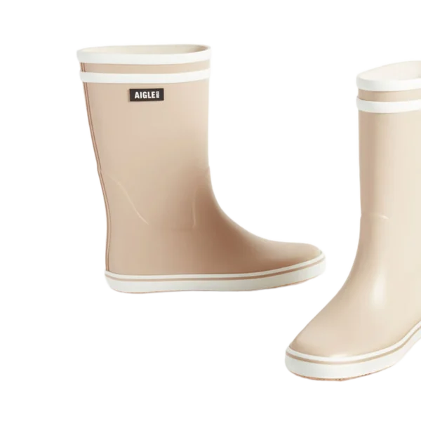Aigle Malouine, Ladies Short Welly in Sand