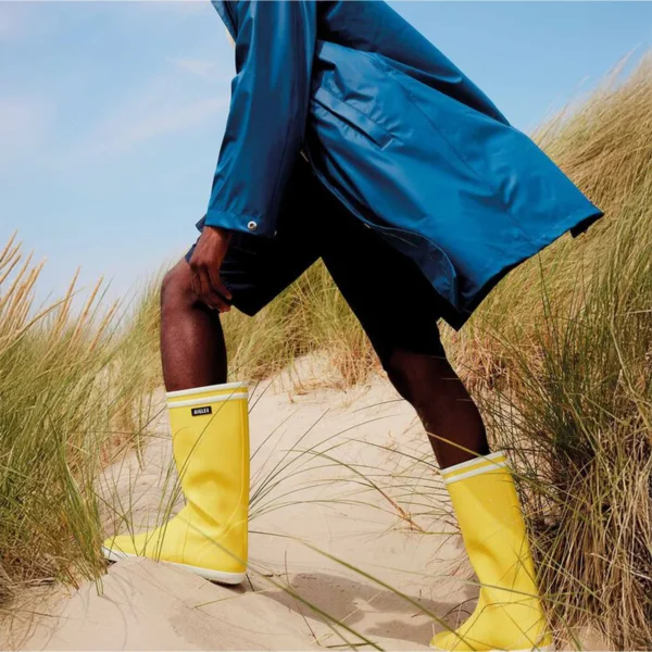 Aigle Goeland, Unisex Short Welly in Yellow