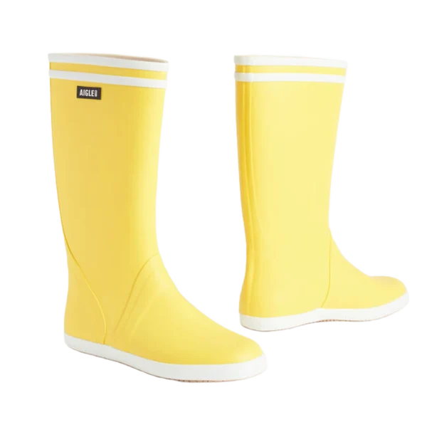 Alternative view of Aigle Goeland, Unisex Short Welly in Yellow