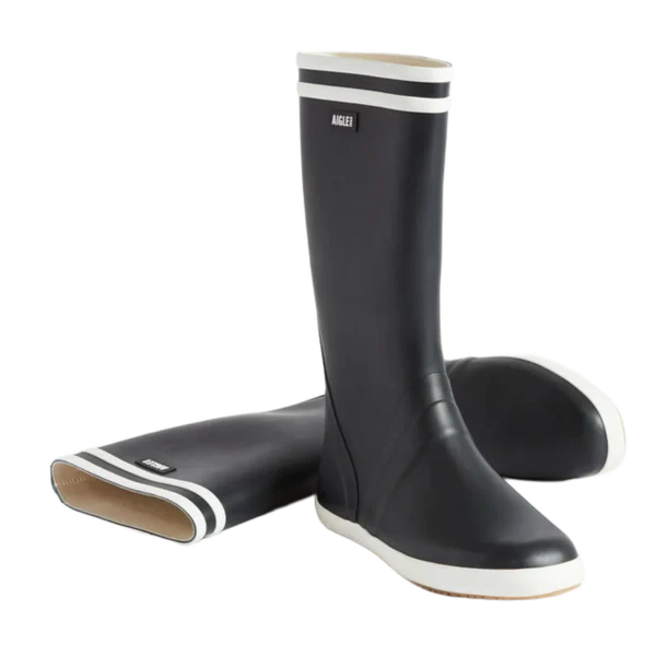 Aigle Goeland, Unisex Short Welly in Marine