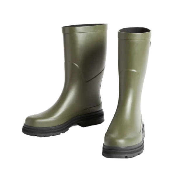 Aigle Mid Rain, Mens Short Welly in Avocado