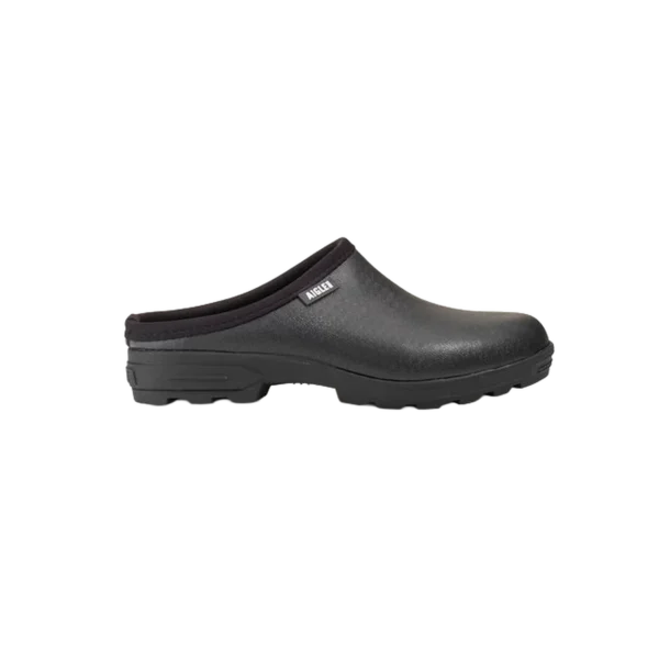 Aigle Lessfor Open, Unisex Clog in Black