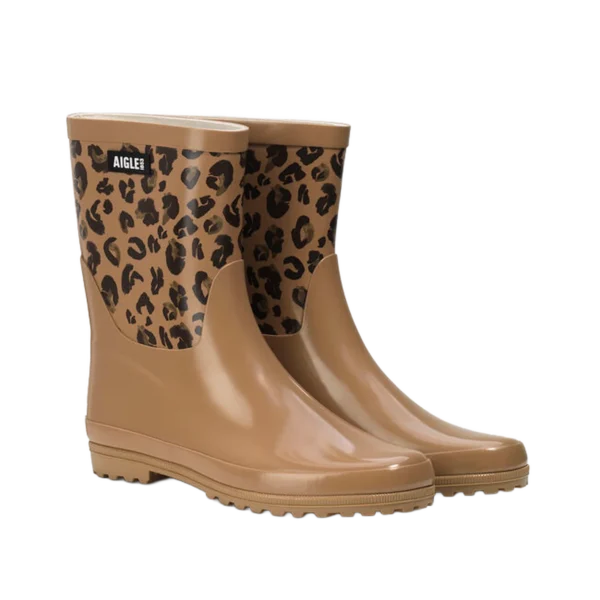 Alternative view of Aigle Eliosa Bottilon, Ladies Short Welly in Leo-PR