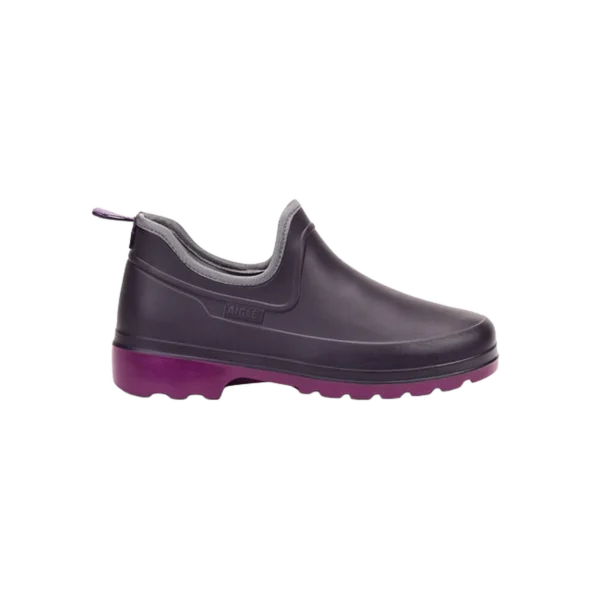 Aigle Taden Plus, Mens Clog in Aubergine & Dahlia