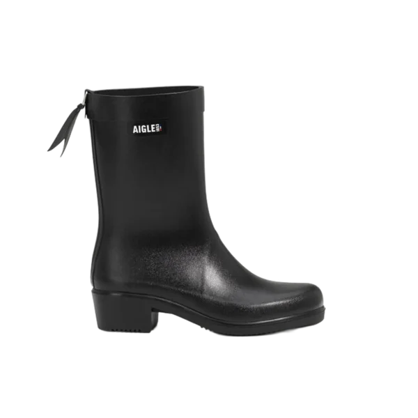 Aigle Myrica Mid, Ladies Ankle Boot in Black