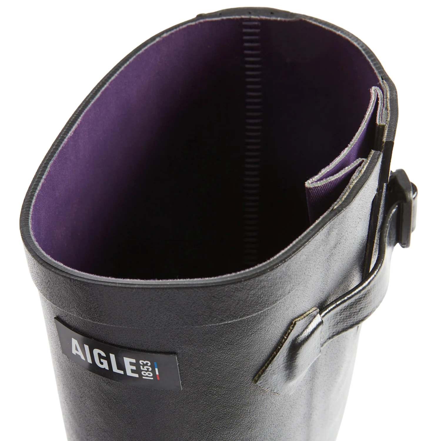 Aigle Aiglentine, Ladies Full Welly in Black - Image 5