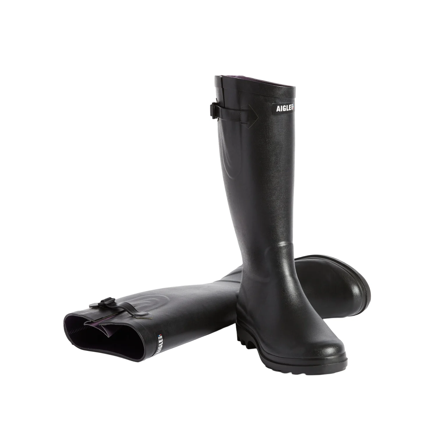 Aigle Aiglentine, Ladies Full Welly in Black