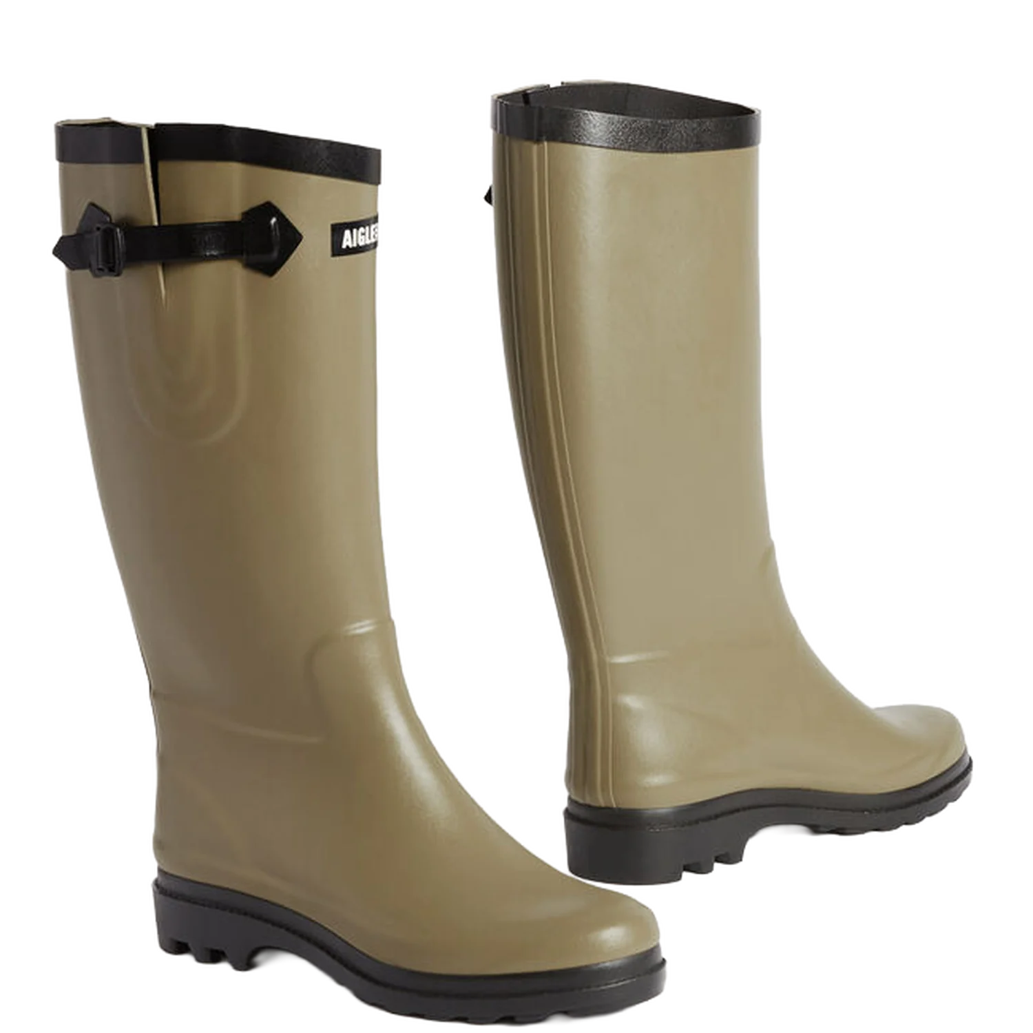 Aigle Aiglentine, Ladies Full Welly in Mouse - Image 3