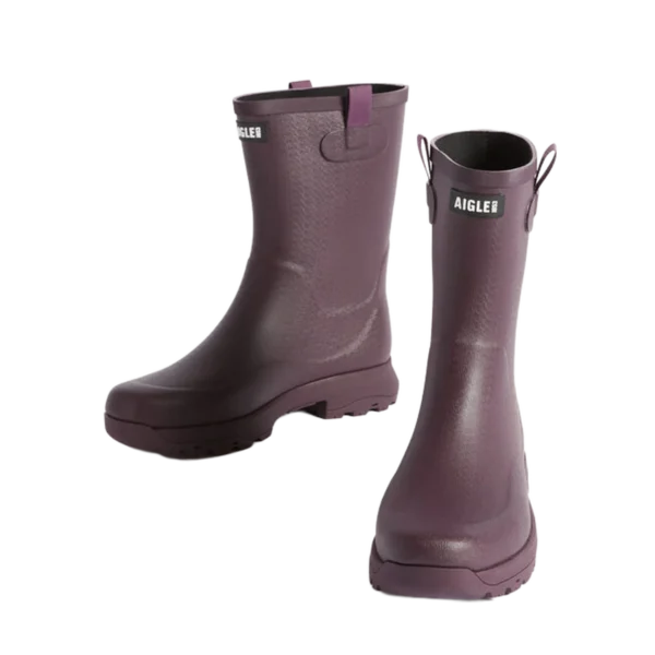 Aigle Alya, Ladies Short Welly in Wine