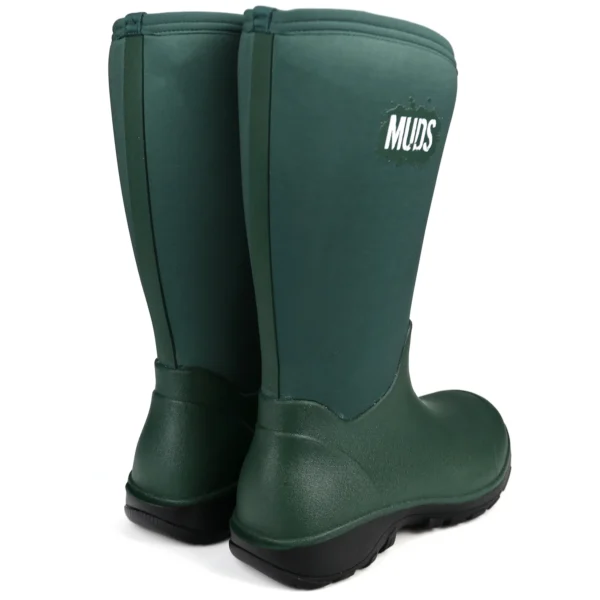Alternative view of Muds Original Mid, Mens 3/4 Welly in Green