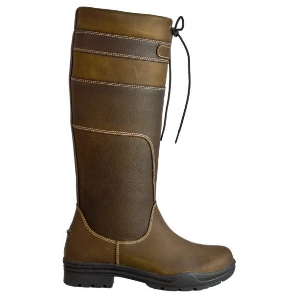 Brogini Trento - Wide Calf, Ladies Country Boot in Brown