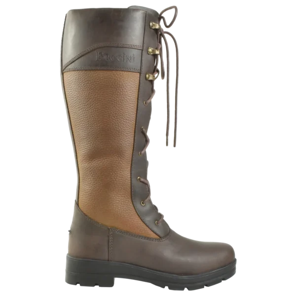 Brogini Malito Lace-up, Ladies Country Boot in Brown