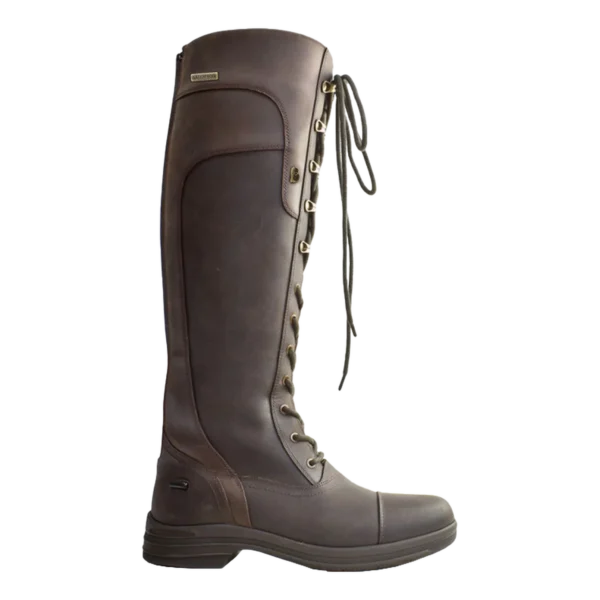 Brogini Scafel Roamer - Wide Calf, Ladies Country Boot in Brown