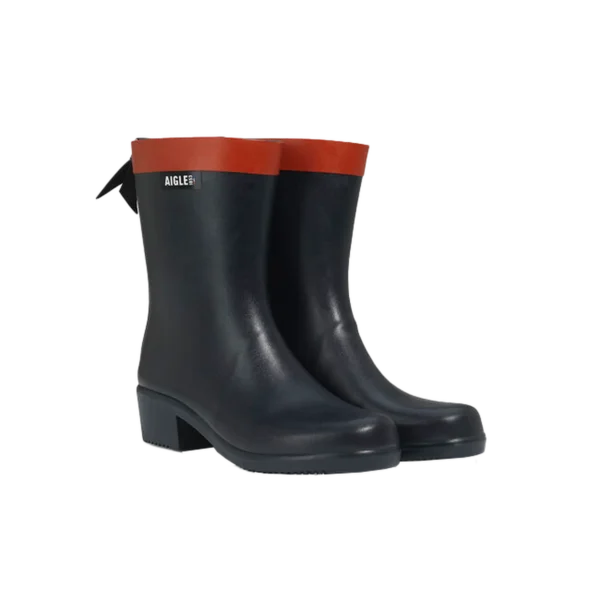 Alternative view of Aigle Myrica Mid, Ladies Ankle Boot in Marine