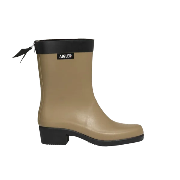 Aigle Myrica Mid, Ladies Ankle Boot in Mouse