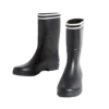 Aigle Chanteboot Stripes, Ladies Short Welly in Marine