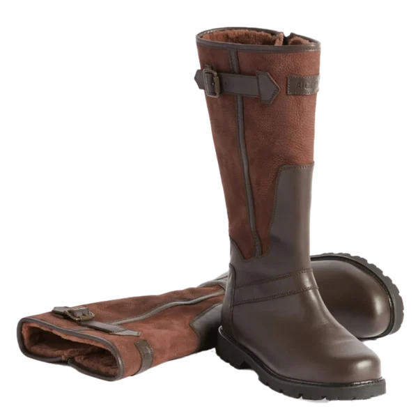 Aigle Inverss GTX, Mens Full Welly in Dark Brown